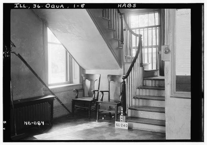 henderson-Historic American Buildings Survey Collection, Library of Congress, LC-HABS ILL 36-OQUA,1-8